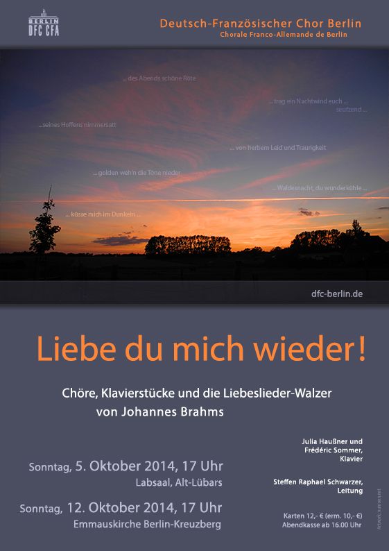 Plakat Brahms Konzerte2014